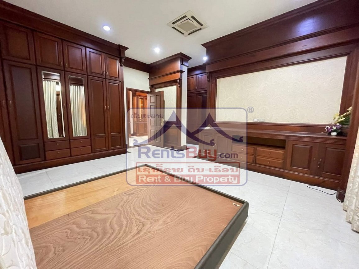 ID: 4445 – Luxury house near the National Convention Hall and Lao National Television for rent