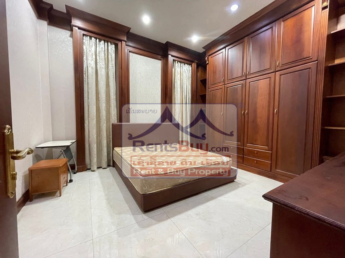 ID: 4445 – Luxury house near the National Convention Hall and Lao National Television for rent