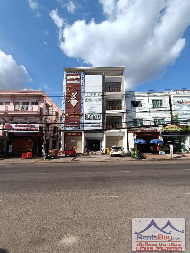 shophouseforrent_2 ID: 3996 – The nice shop house near main road and Local market in Naxay Village for rent and sale