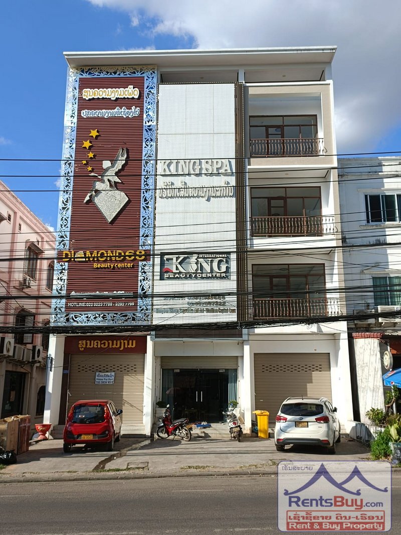 shophouseforrent_6 ID: 3996 – The nice shop house near main road and Local market in Naxay Village for rent and sale