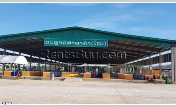ID: 4197 – New market space in Ban Salakham for rent close to Lao Brewery Company.