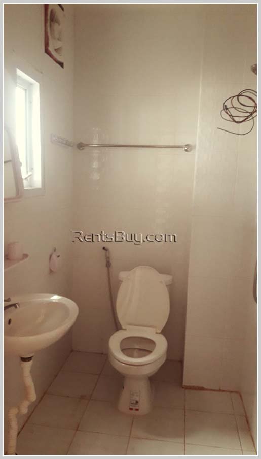 House-for-rent-Sisattanak-Vientiane-Lao20170401_9809 ID: 1503 – Nice house by pave road and with fully furnished for rent