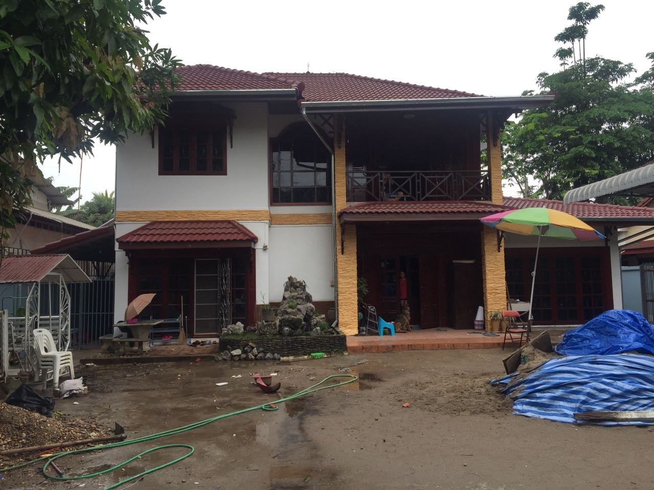 ID: 4126 – Private family living! The house near Kiettisak International School for rent in diplomat