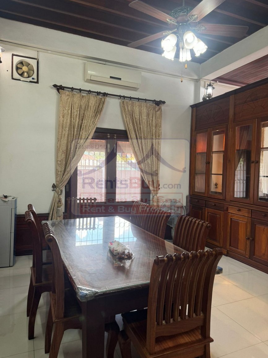 Houseforrent03 ID: 1433 – Lao modern house near Sengdara Fitness Center