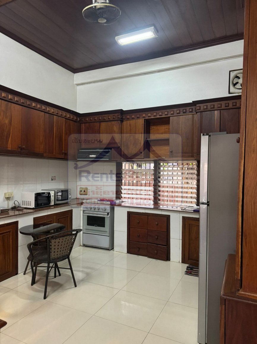 Houseforrent04 ID: 1433 – Lao modern house near Sengdara Fitness Center