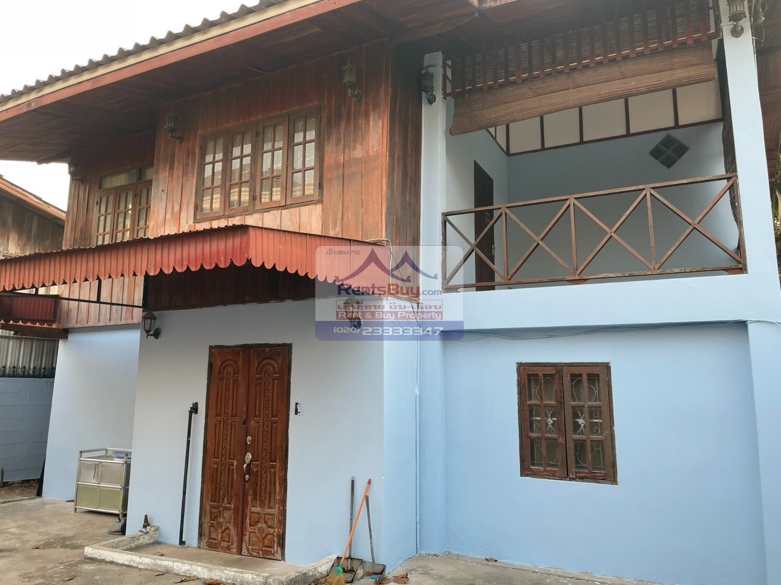 House for rent near VIS area05 ID: 3489 – Lao style house with fully furnished for rent in diplomatic area