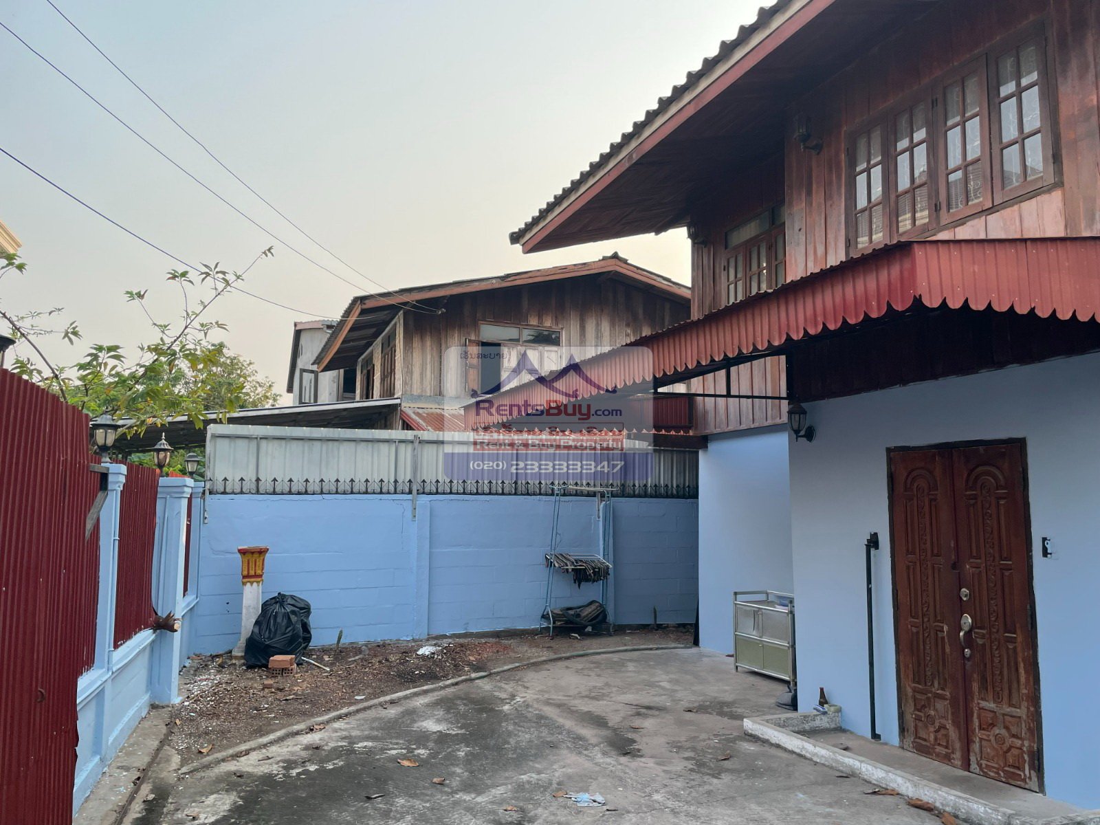 House for rent near VIS area10 ID: 3489 – Lao style house with fully furnished for rent in diplomatic area
