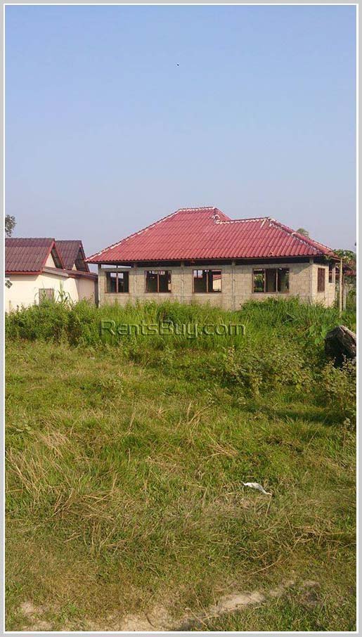 House-for-sale_4 ID: 2441 – Incompleted house near school of law in Muangnoi