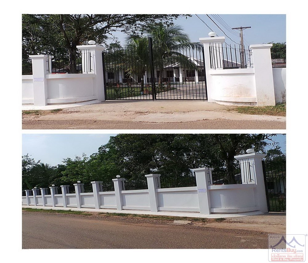 ID: 2413 – New floored French colonial style house by pave road in diplomatic area for sale