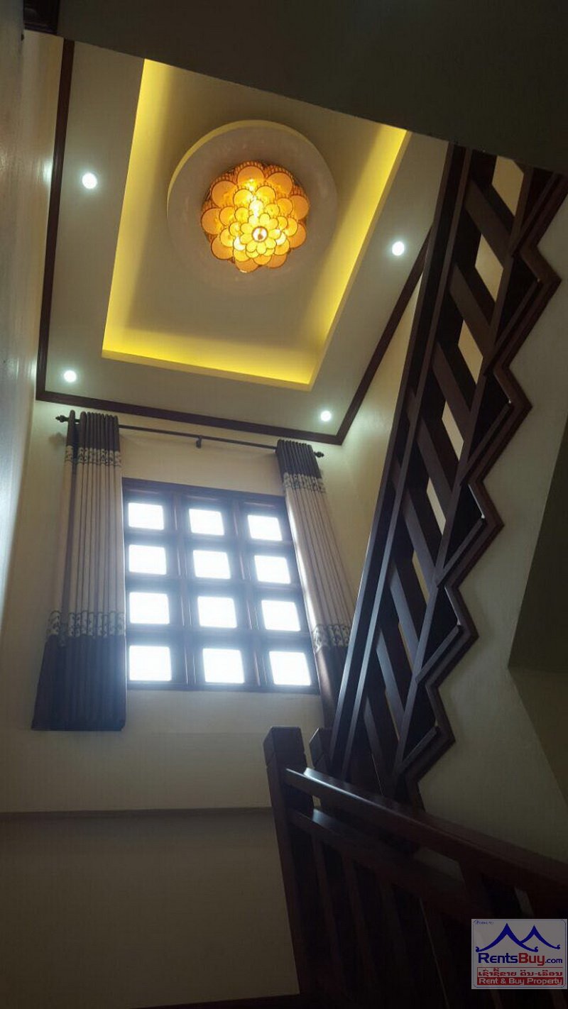 3679- Modern house for rent in Saphanthong Village near VIS