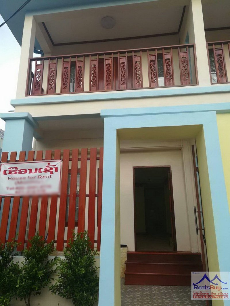 3703-Modern house for rent in the City Center near Patuxay Park