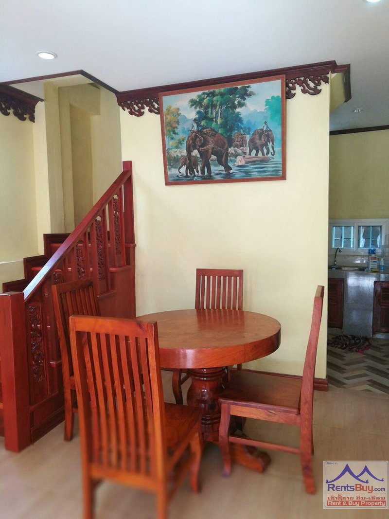 3703-Modern house for rent in the City Center near Patuxay Park