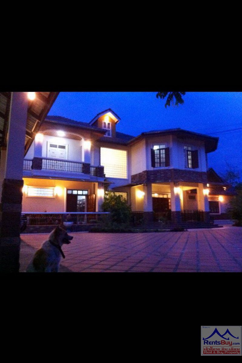 3685-Modern Villa for rent in Sikhaithong Village, near Wattay International Airport