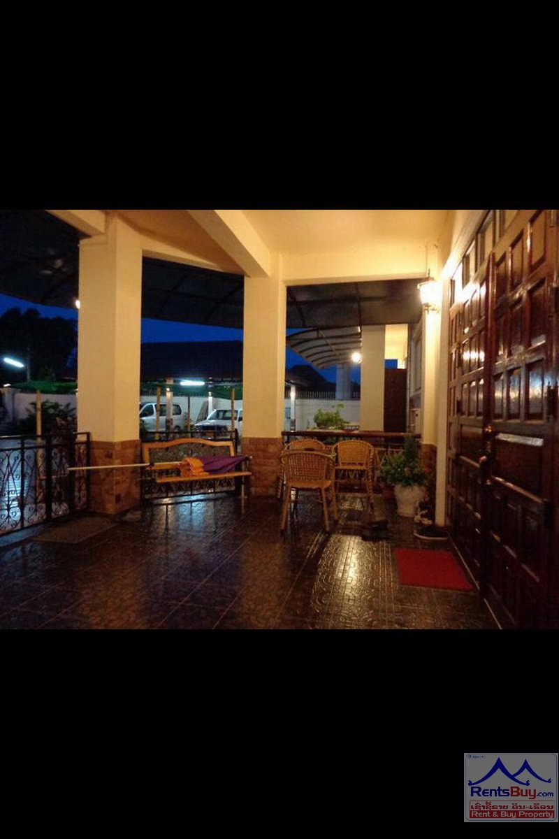 3685-Modern Villa for rent in Sikhaithong Village, near Wattay International Airport