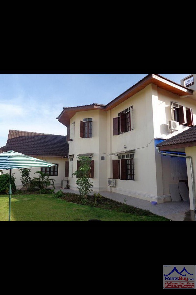 3685-Modern Villa for rent in Sikhaithong Village, near Wattay International Airport