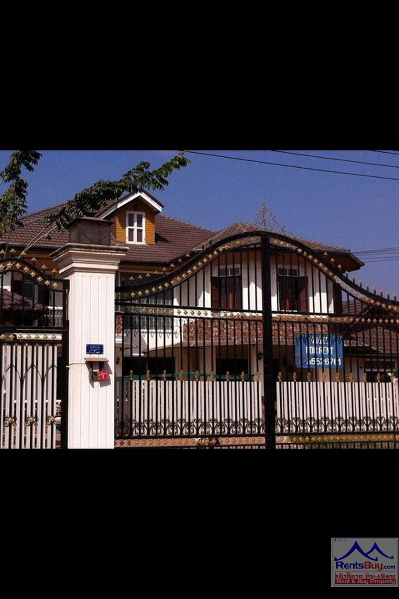 3685-Modern Villa for rent in Sikhaithong Village, near Wattay International Airport