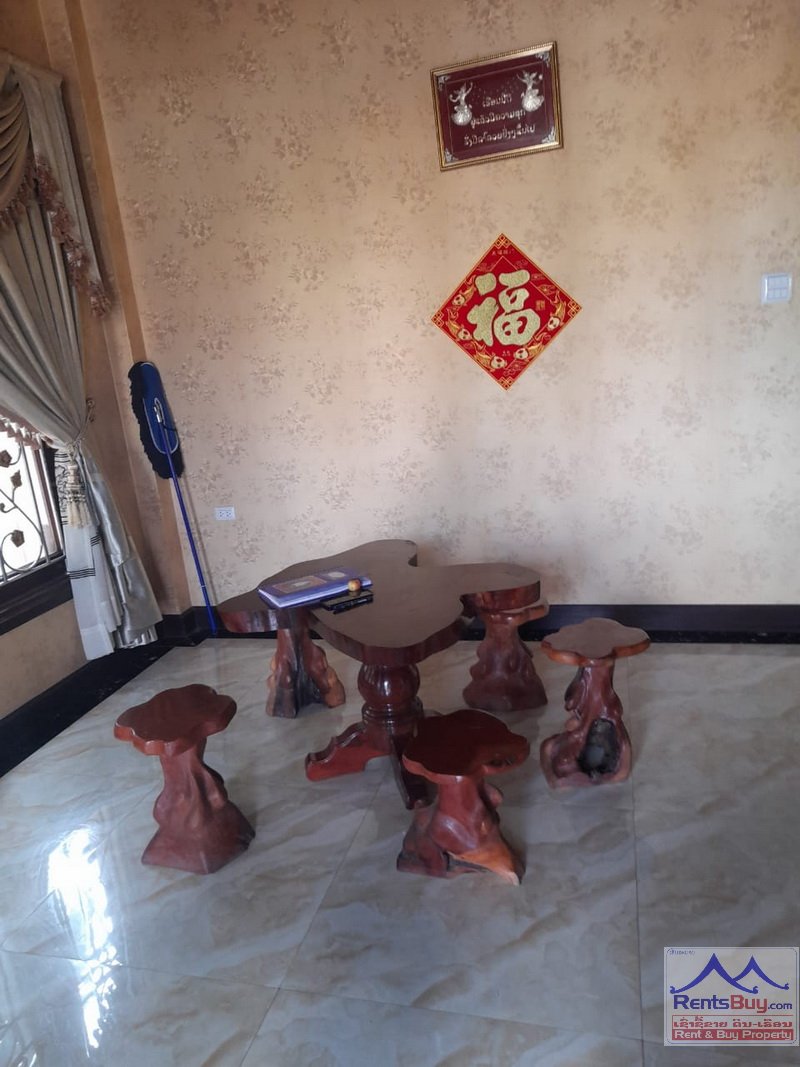 4762-Elegant house for rent in Saphanthong Tai, Sisattanak District, near VIS