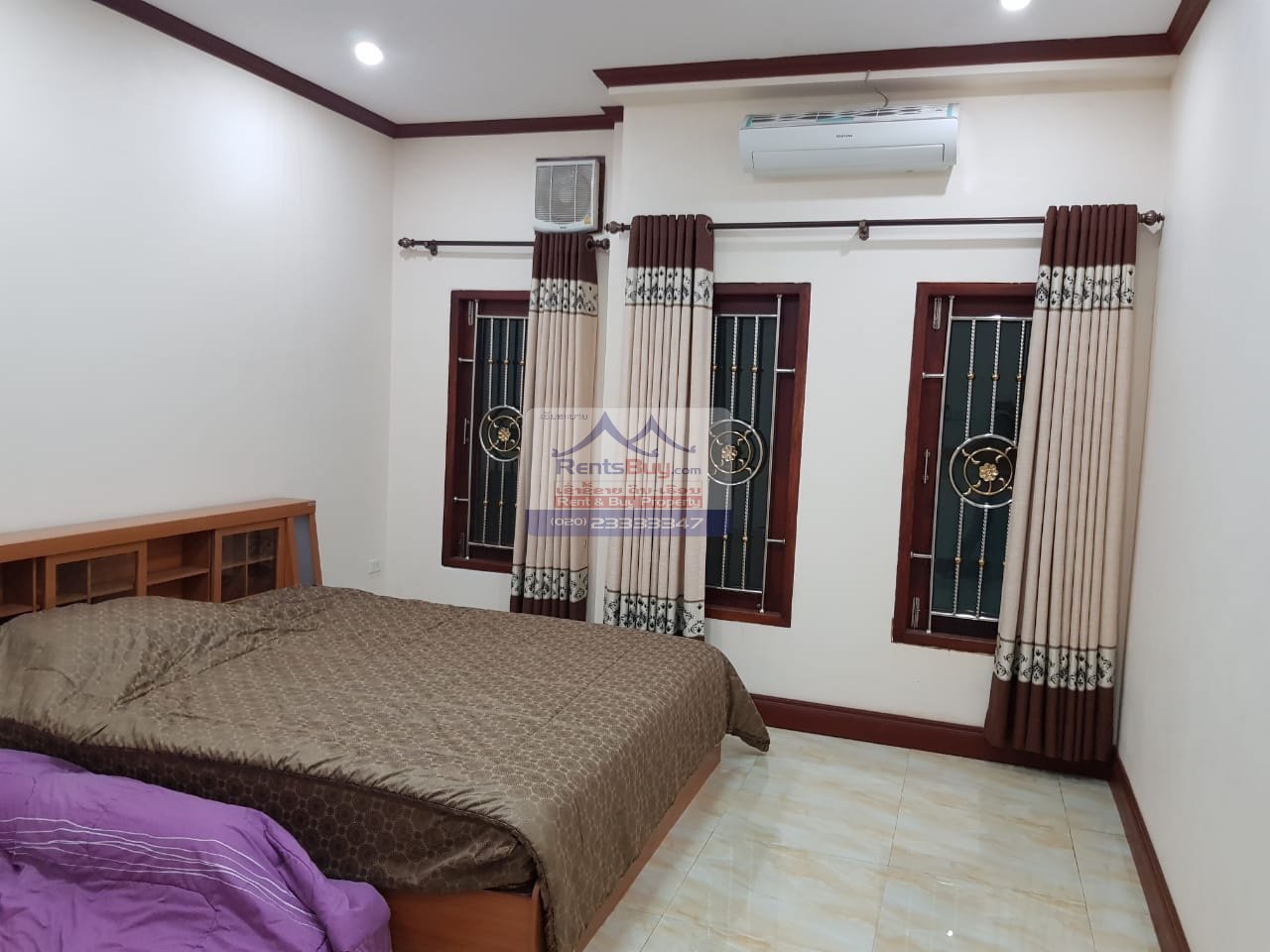 3679- Modern house for rent in Saphanthong Village near VIS