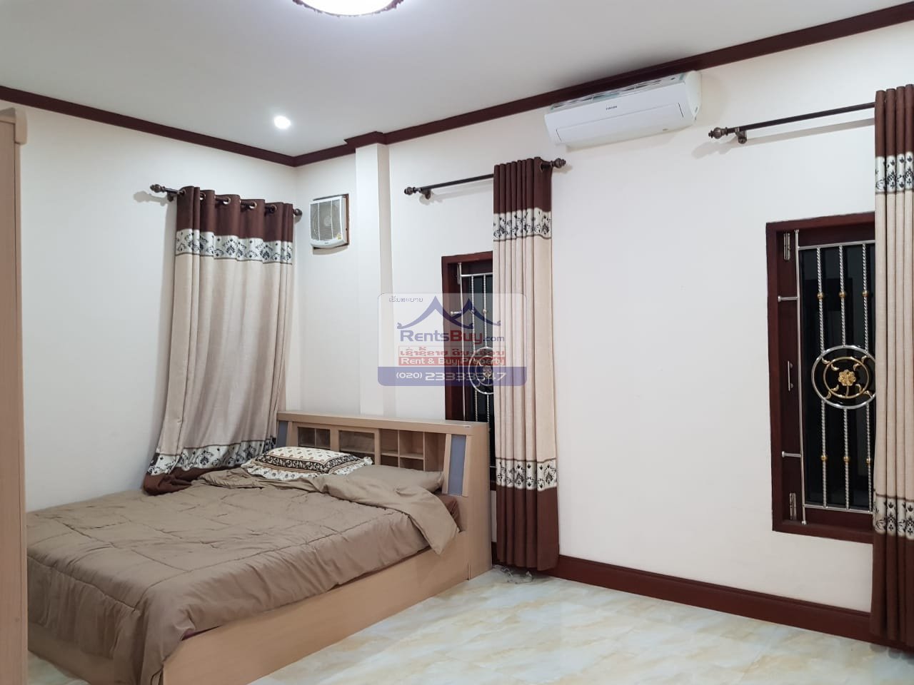 3679- Modern house for rent in Saphanthong Village near VIS