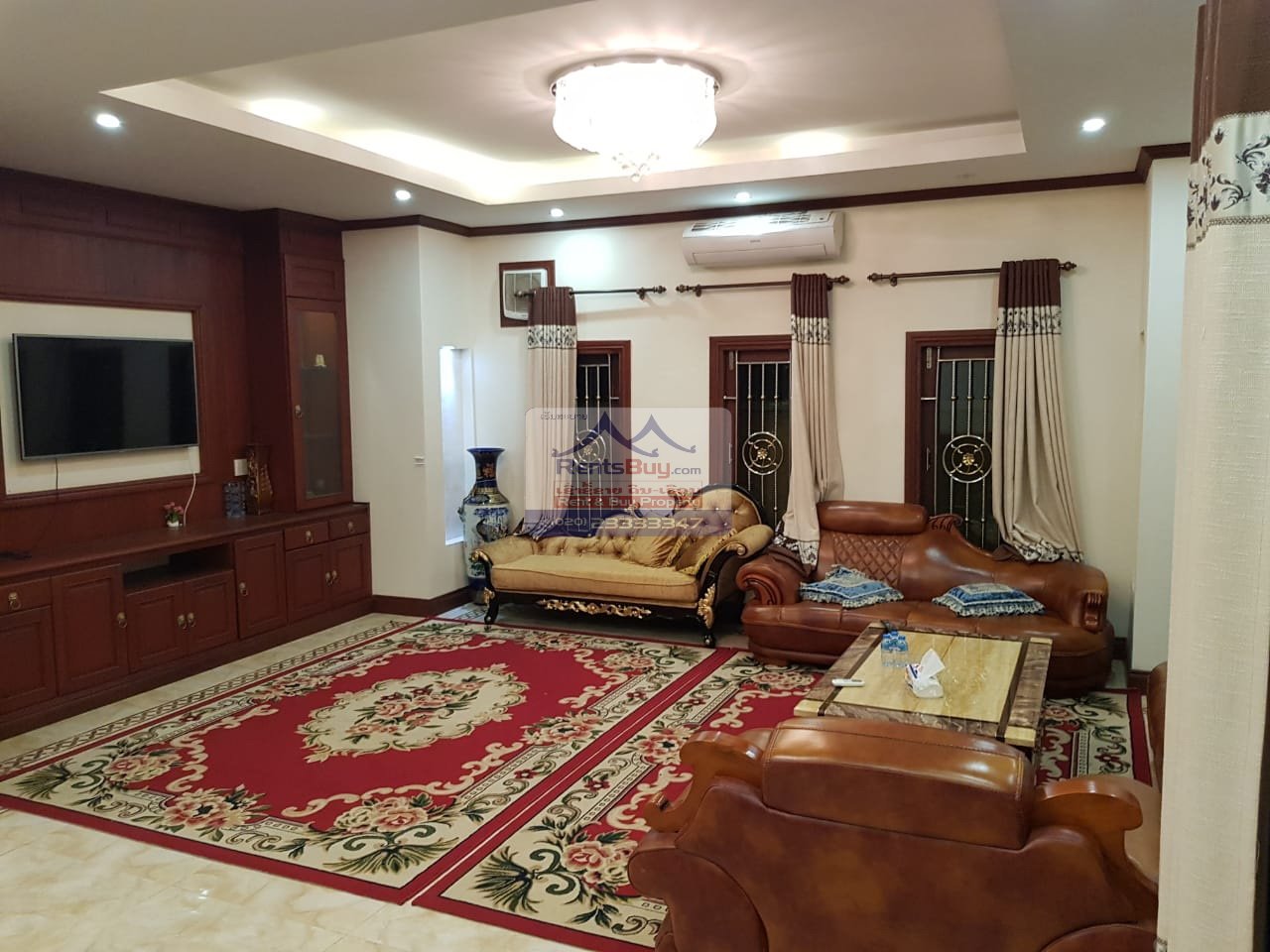 3679- Modern house for rent in Saphanthong Village near VIS