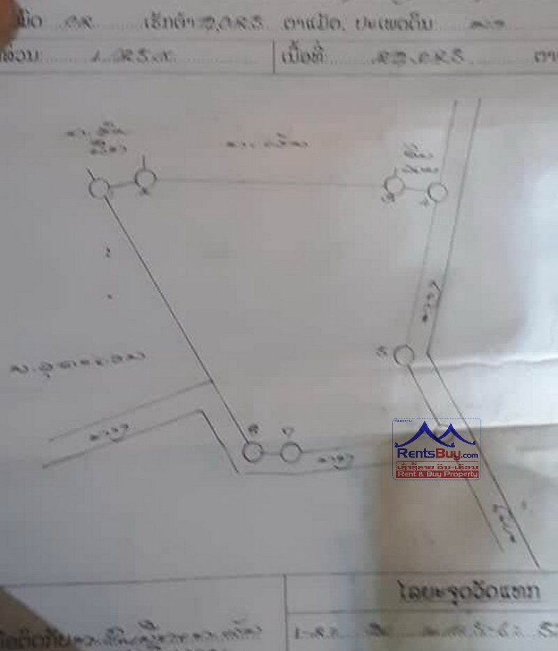 A plot of land1 4900-Nice plot of land with cozy house near Thangone market for sale