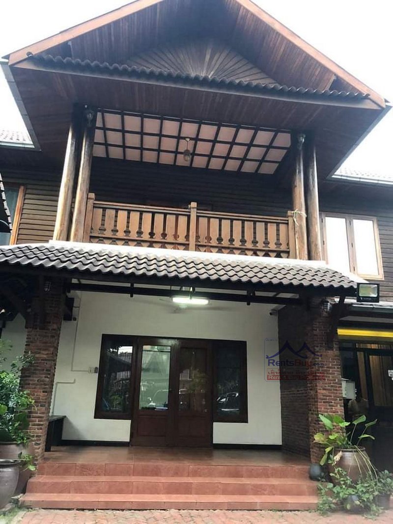 laostylehouse2 4879-A beautiful Lao style house with a contemporary architecture for rent near Sisattanak Hospital