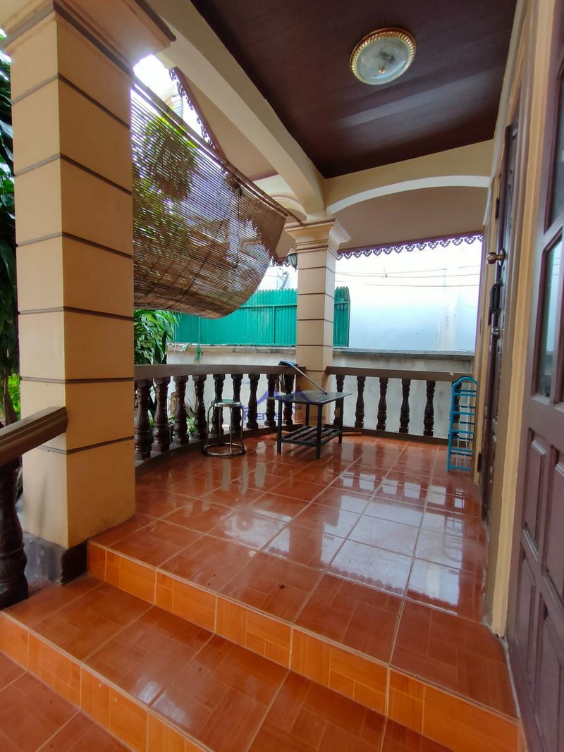 two floors villa02 4895-The nice house close to the road near Sengdara Fitness Center available for rent