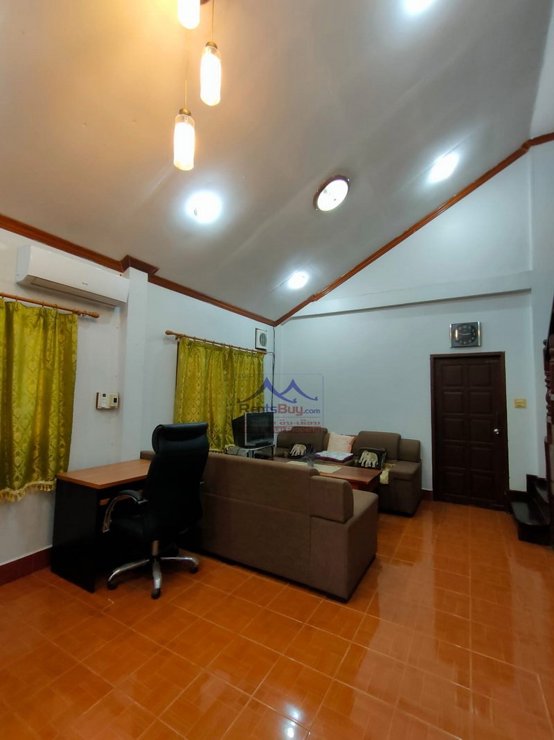 two floors villa13 4895-The nice house close to the road near Sengdara Fitness Center available for rent