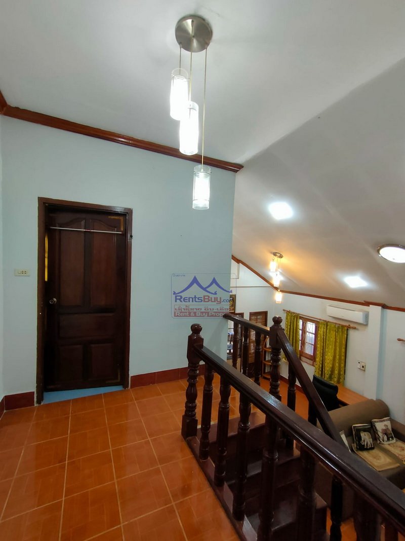 two floors villa19 4895-The nice house close to the road near Sengdara Fitness Center available for rent
