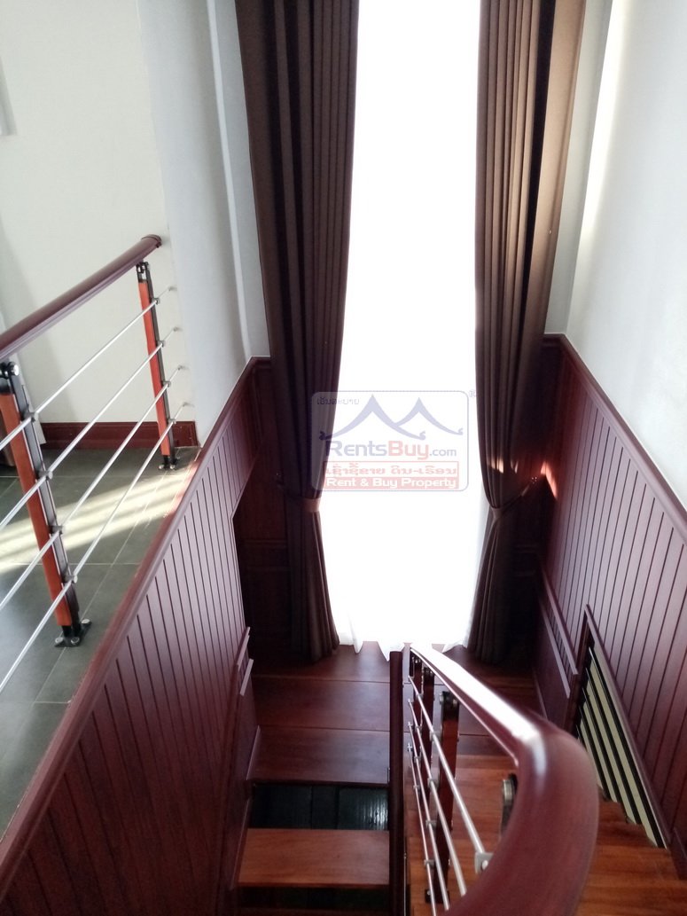 4954-Beautiful modern house for sale and rent near Lao Interanational college area