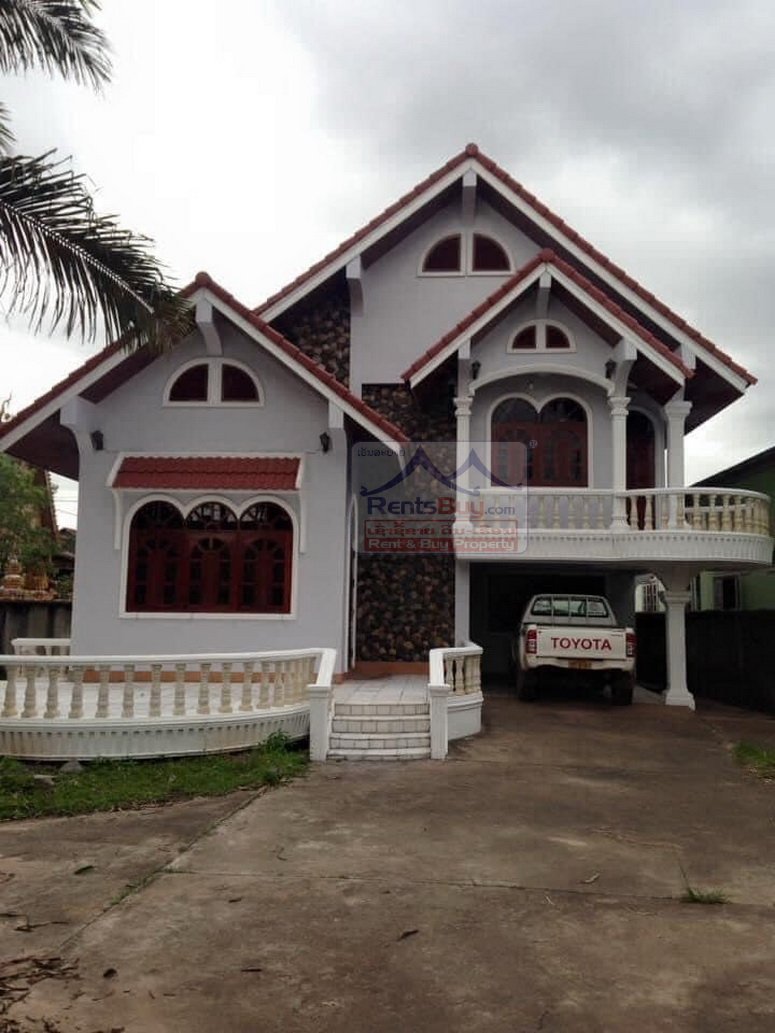 houseforrent12 5024-The adorable one and half villa house for rent close to Embassy of Thailand.