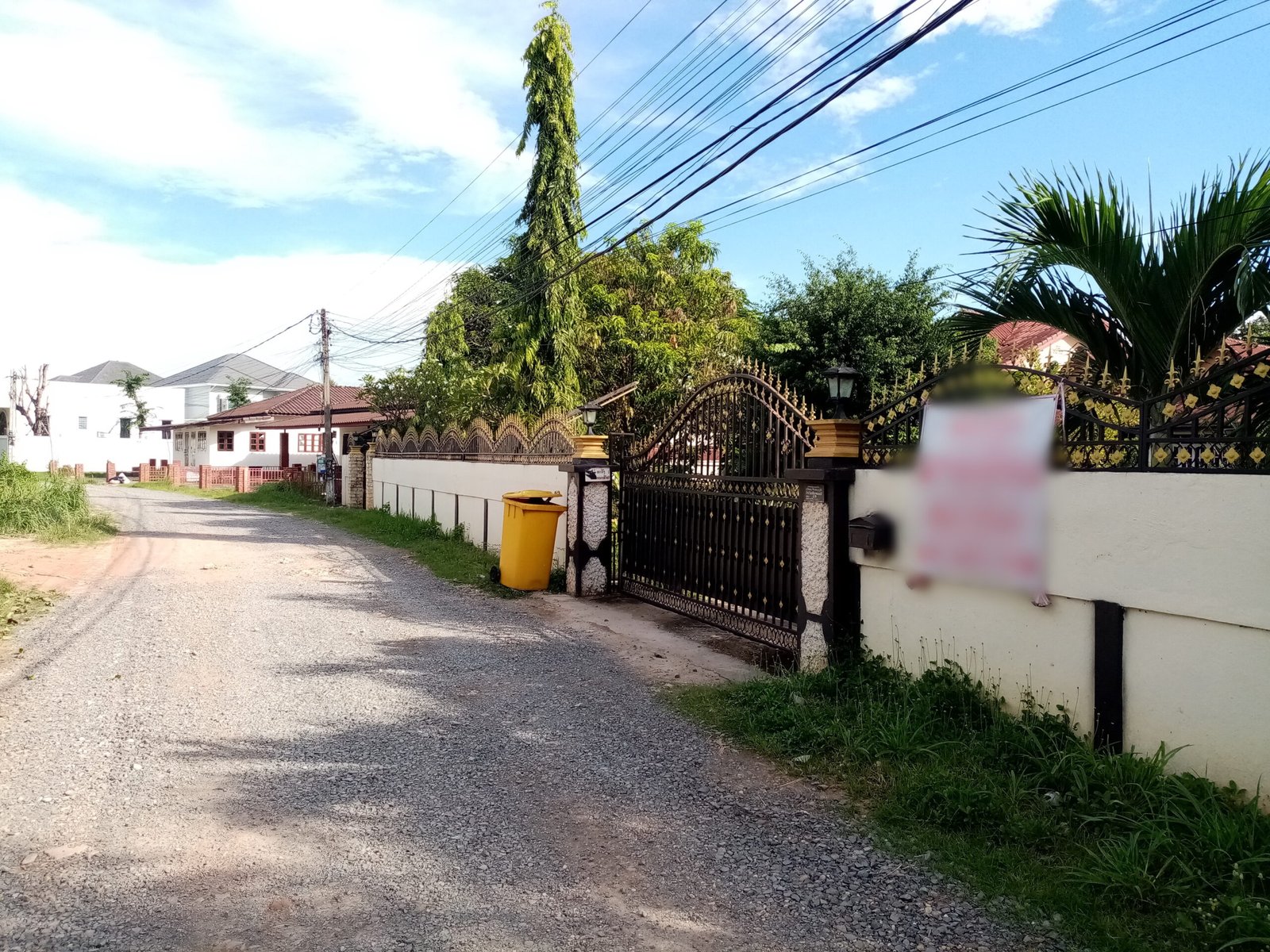 4984-Most beautiful Lao contemporary house with large garden for sale close to Lao-American College.
