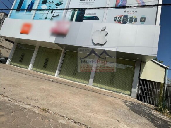 4998-Nice shop house for rent close to the Wattay International Departure Hall.