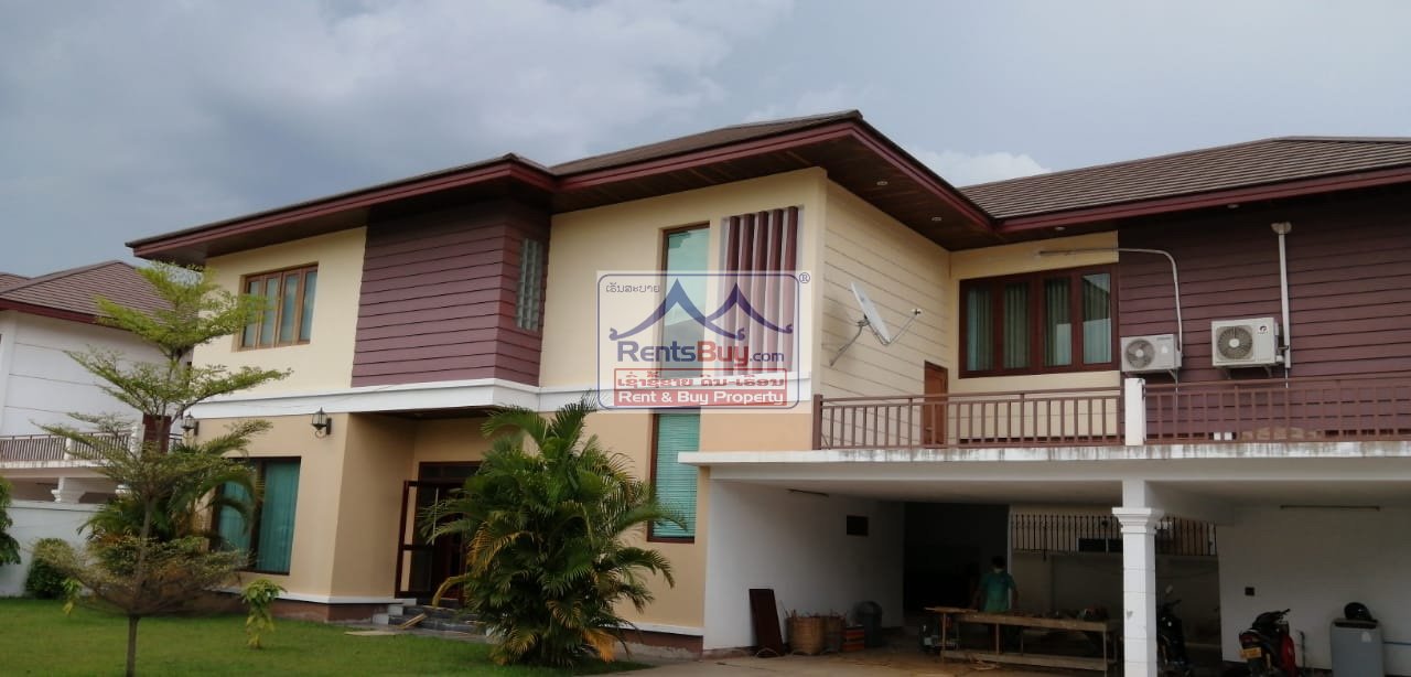 The most beautifultwostorieshouseforrent1 5037-Nice two stories house for rent, near to Lao Itec