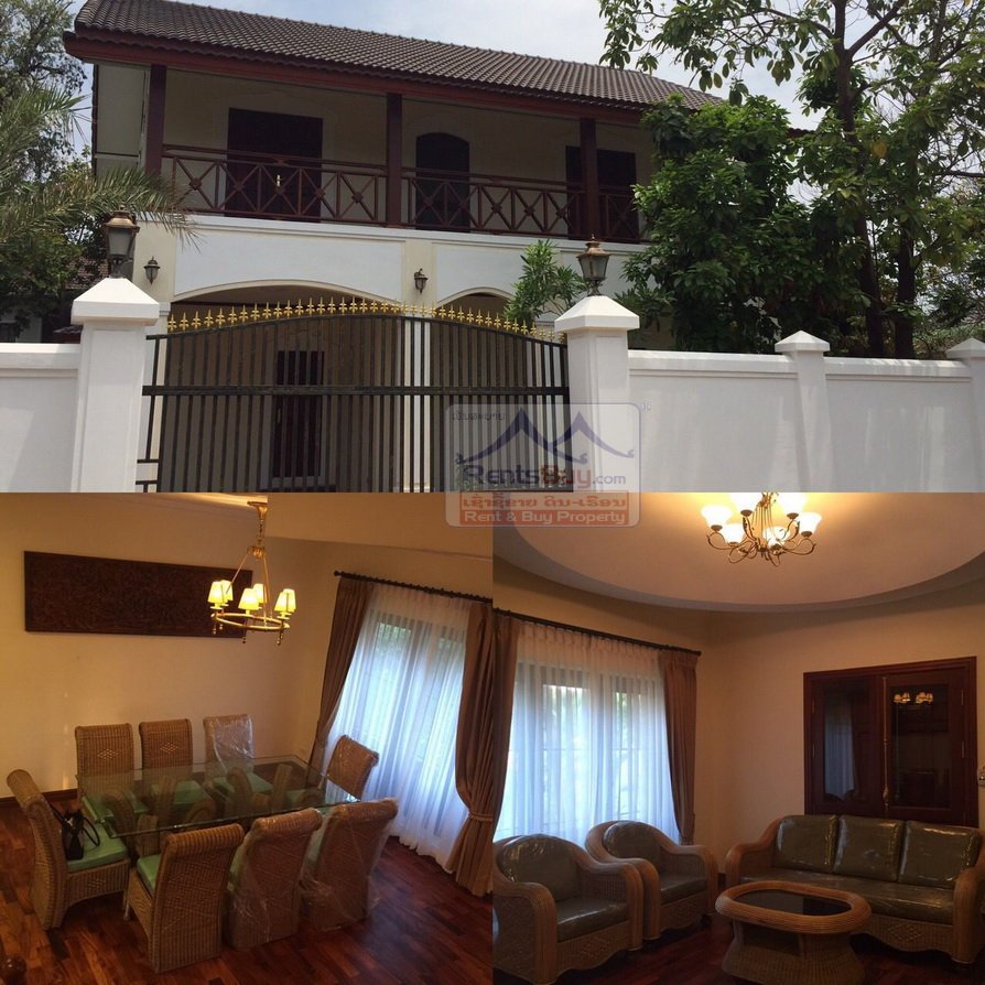 3318-Luxury two-stories house for rent near Thatluang