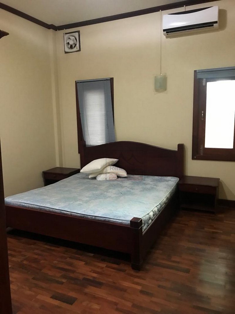 2592 – one floor Lao contemporary house for rent near Wattay Airport with fully furnished!