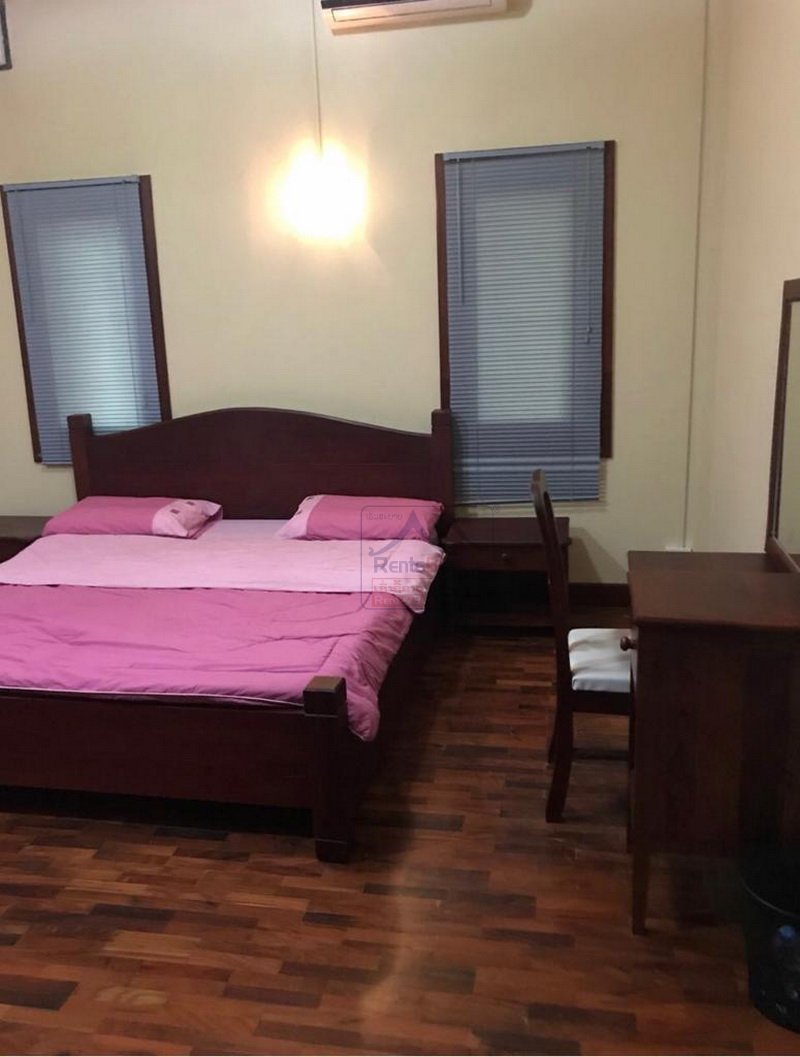 2592 – one floor Lao contemporary house for rent near Wattay Airport with fully furnished!