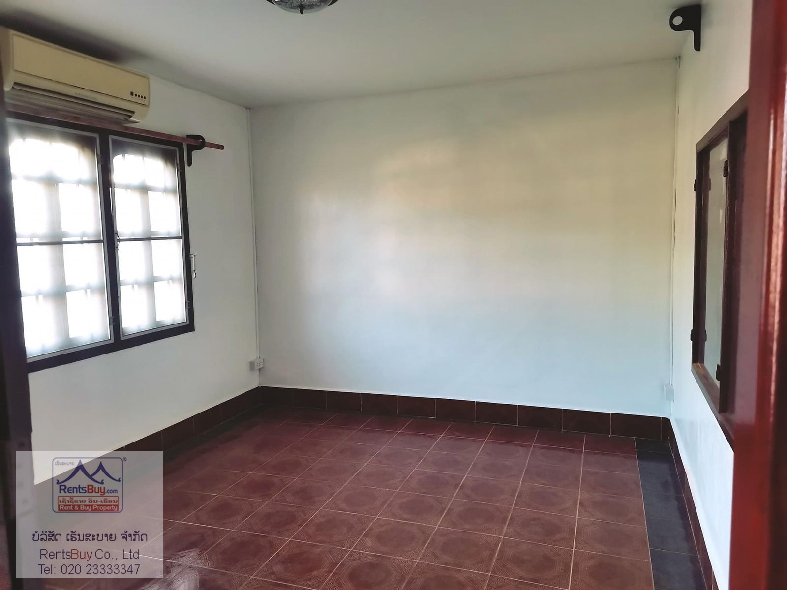 5343-Two storey Lao Style House for rent near Russian Embassy