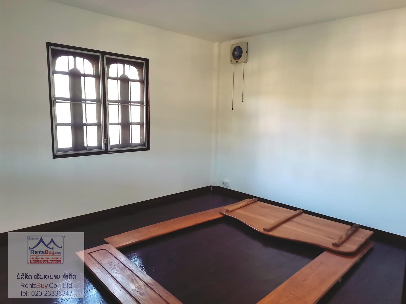 5343-Two storey Lao Style House for rent near Russian Embassy