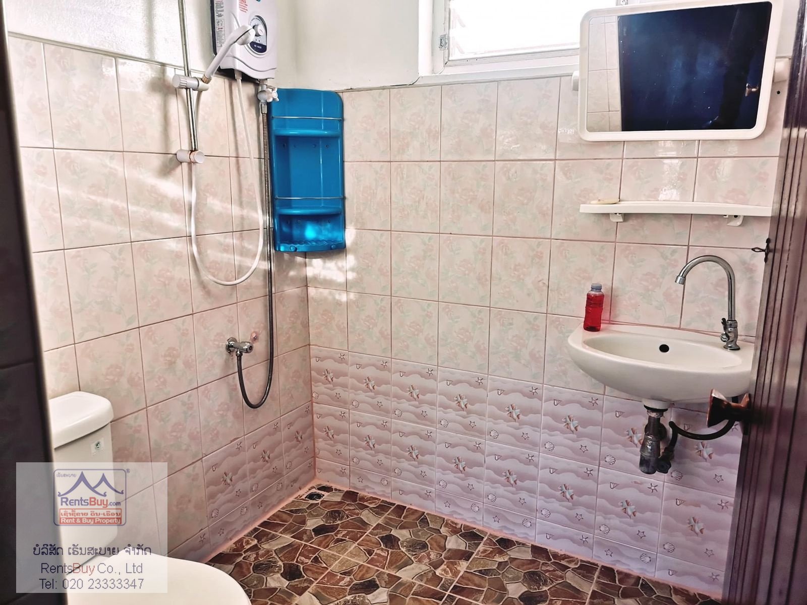5343-Two storey Lao Style House for rent near Russian Embassy