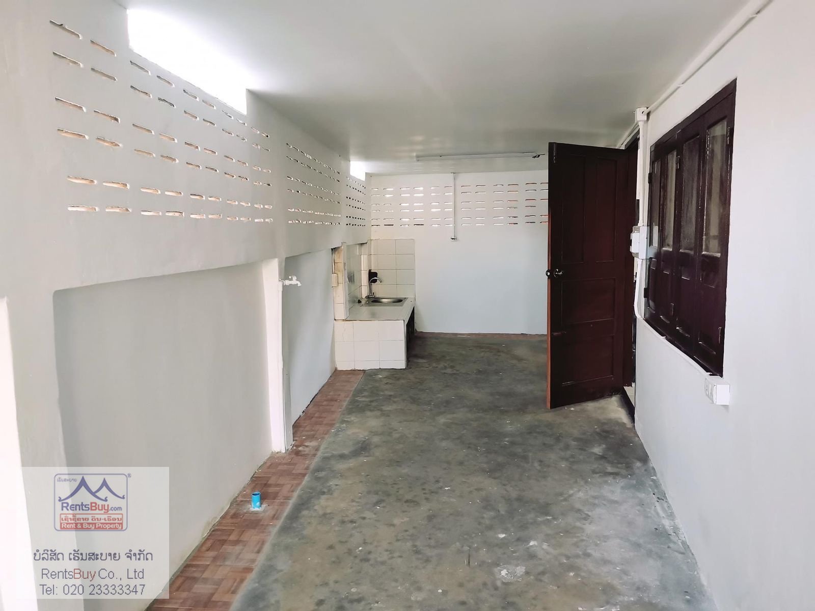 5343-Two storey Lao Style House for rent near Russian Embassy