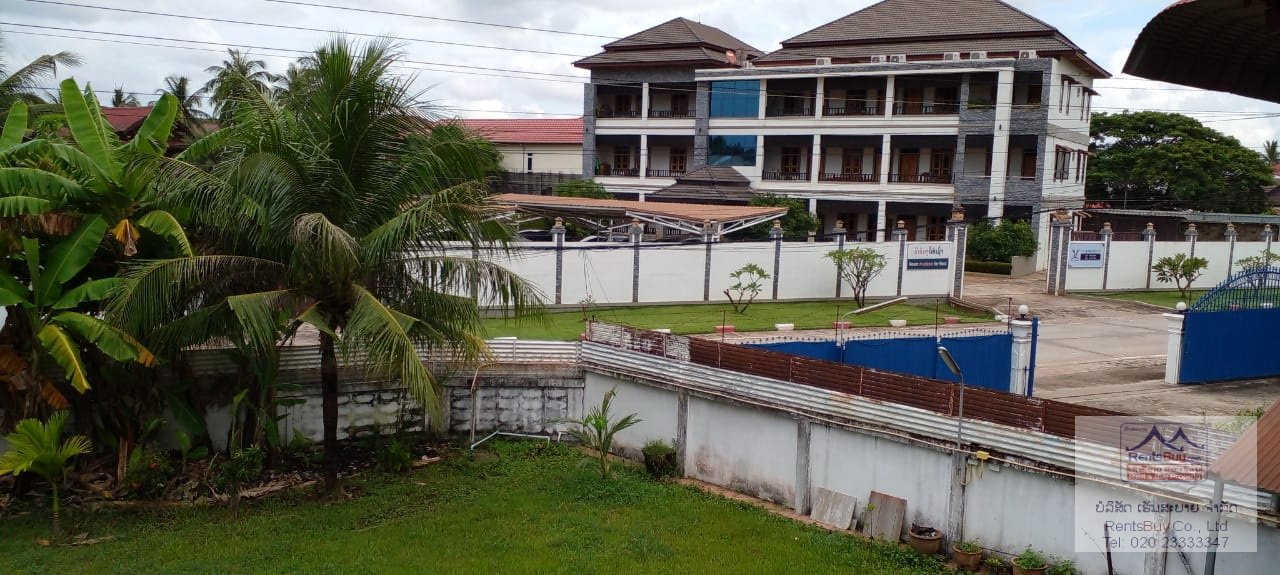 5343-Two storey Lao Style House for rent near Russian Embassy