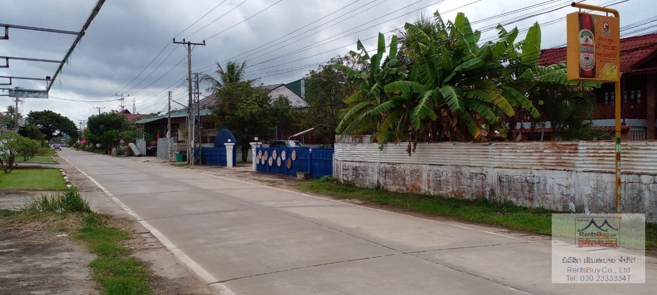 5343-Two storey Lao Style House for rent near Russian Embassy