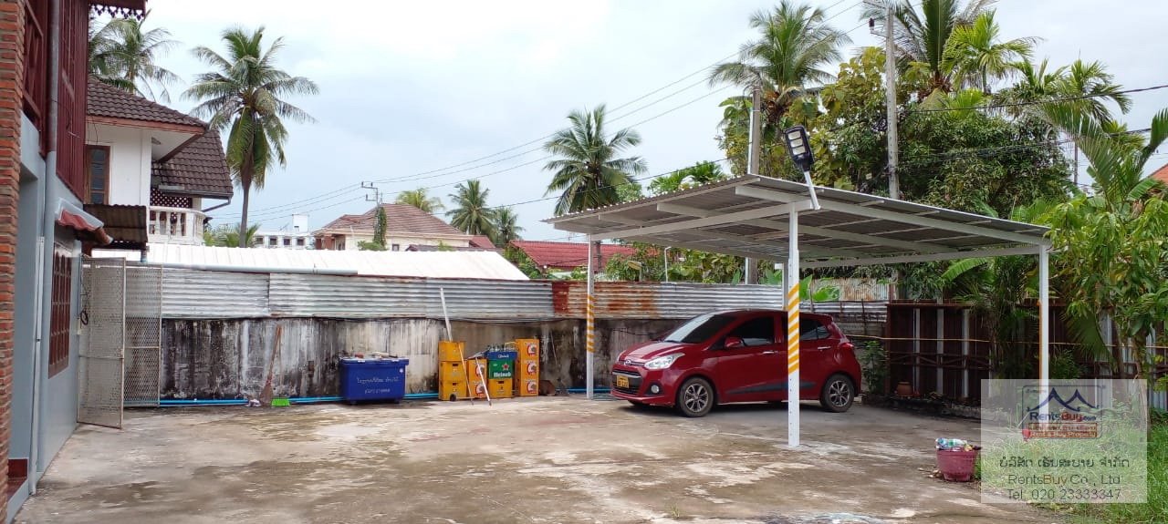 5343-Two storey Lao Style House for rent near Russian Embassy
