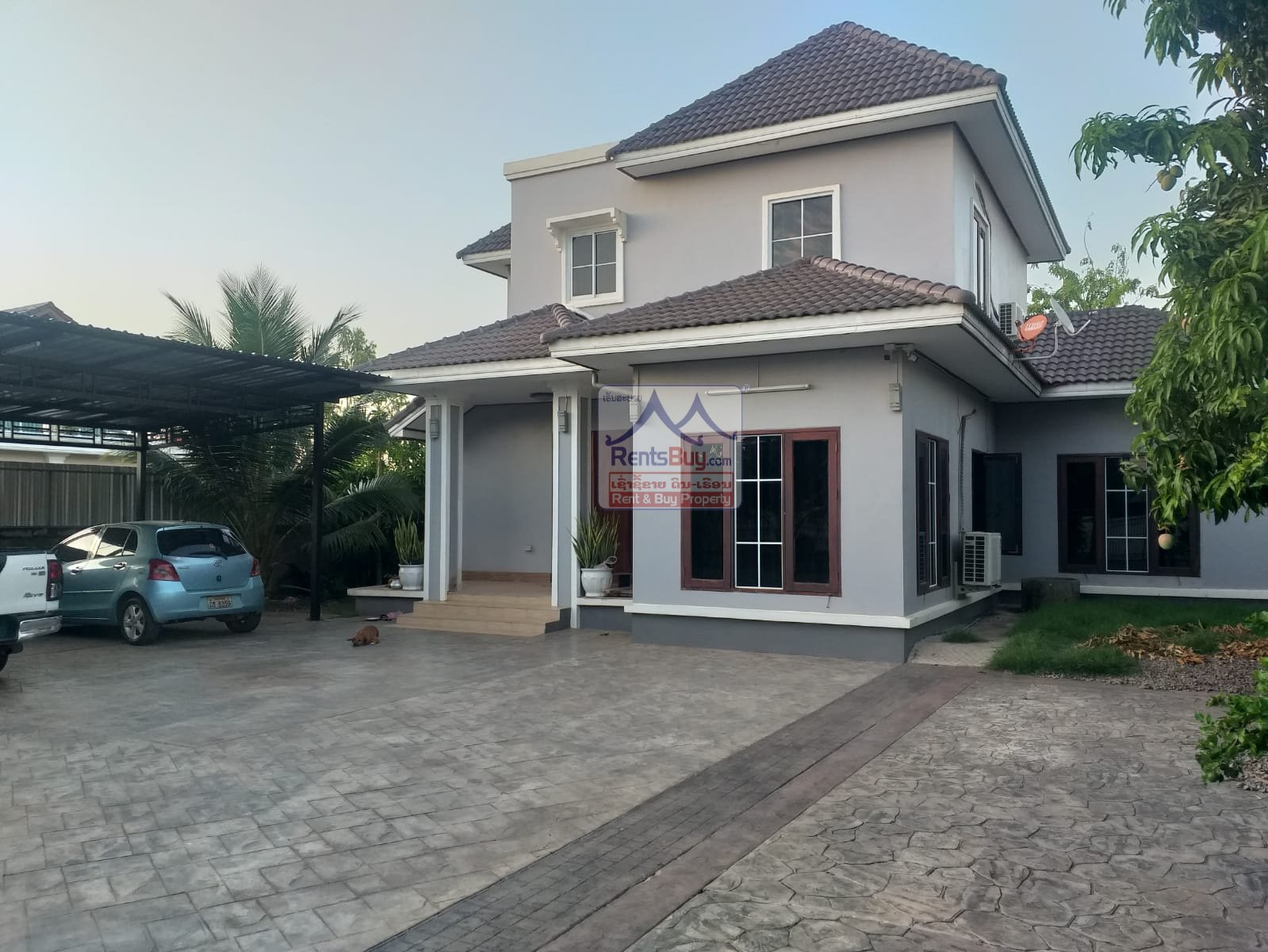 5341Beautiful Villa house near National Assembly Hall of Laos for rent