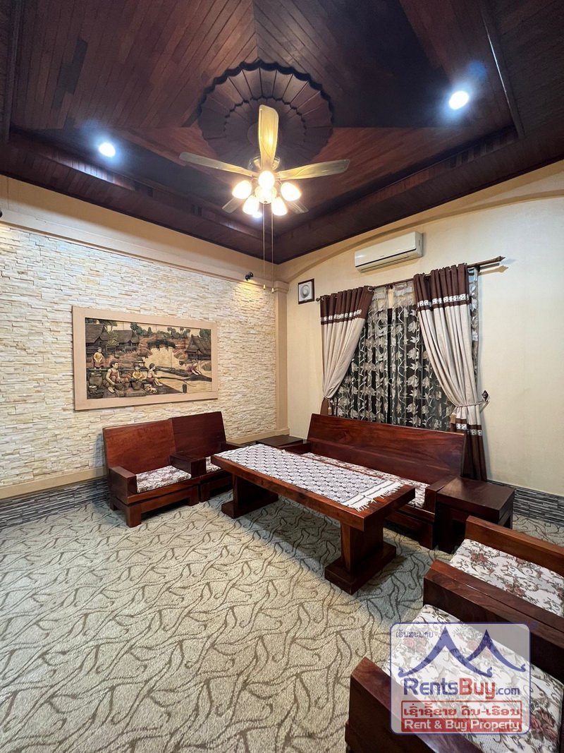 Villa house for rent_03 5395-Two storey Modern house for rent near Thatluang Plaza