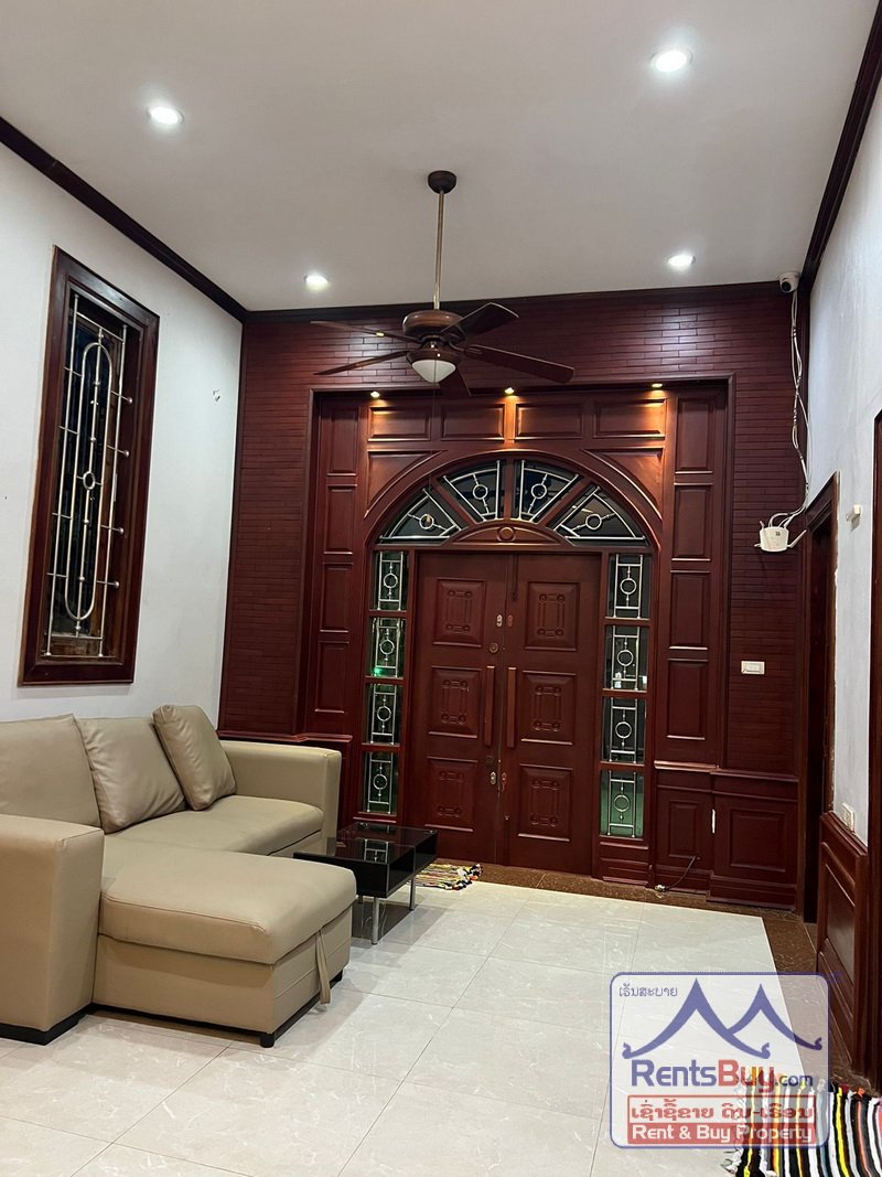 Villa house for rent_18 5395-Two storey Modern house for rent near Thatluang Plaza