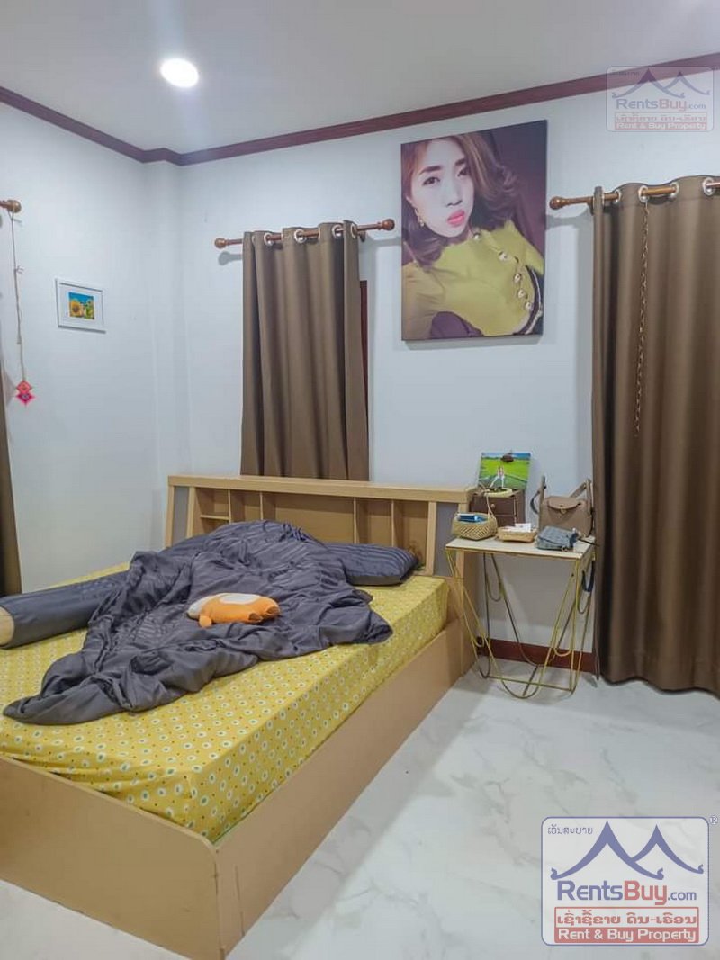 houseforrent_1 5322-The nice villa house one storey house for rent near Vanglao Daokham Restaurant