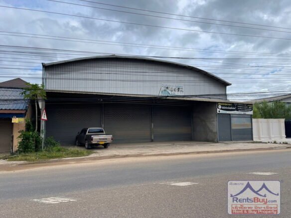 5392-Warehouse for rent next to main road, Thadua Avenue in Hadxayfong District near Lao Brewery Co., Ltd