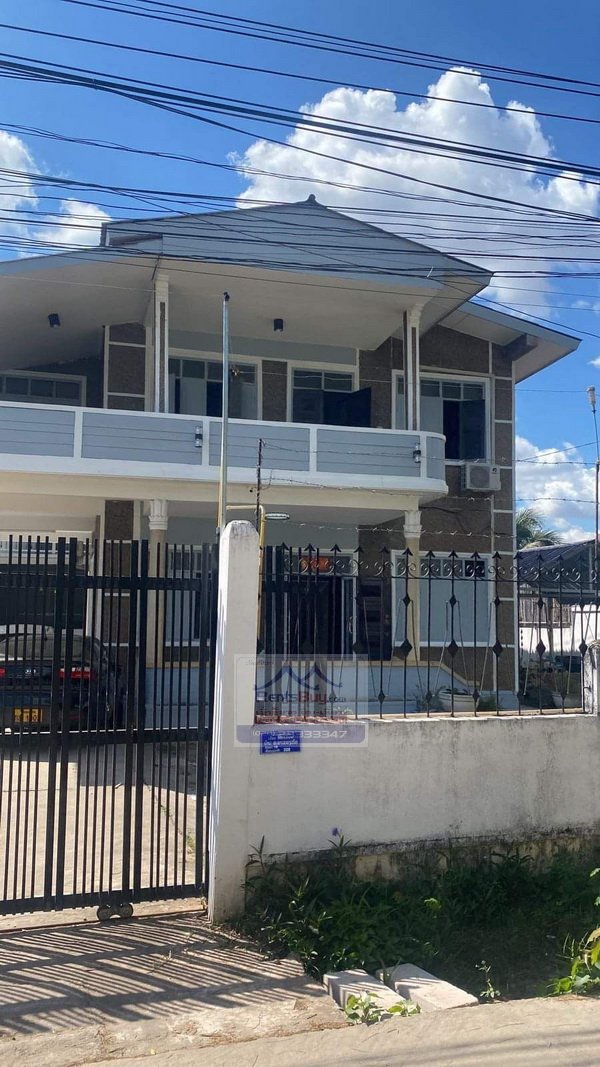 rentsalehouseAtSaphanthongnuea07 5573-Two-Storey House Near Vientiane International School for rent and for sale.